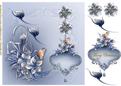 Beautiful Christmas in Bleu