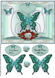 To a Special Friend Book with Pearls and Roses