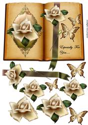 Roses and Butterflies Book