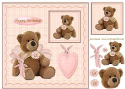 Cute Bear in Pink