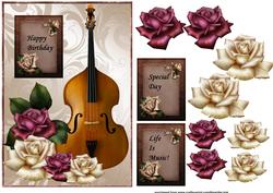 Life is Music and Antique Roses