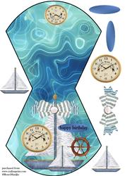 Wobblecard Male Maritiem
