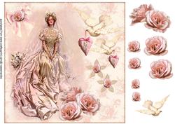 The Vintage Bride with Roses