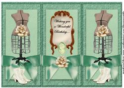 Vintage Fashion Trifold