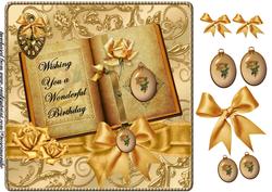 Golden Birthday Wishes
