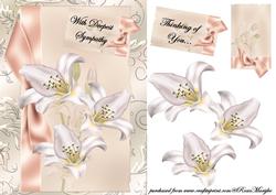 Thinking of You Lillies in Satin