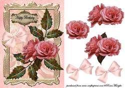 Elegant Roses with Rusty Leafs