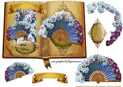 Vintage Book with Fan