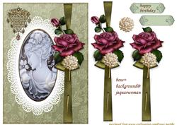 Cameo Beauty Green Purple