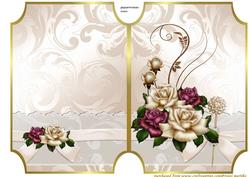 Antique Roses and Swirls