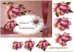Roses Lace and Bows