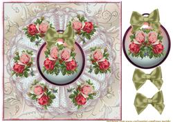 Vintage Rose with Cameo