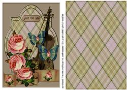 Music and Antique Vintage Roses