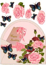 Happy Birthday Envelop Floral