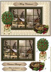 Vintage Christmas in Sepia
