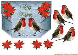 Boxcard Robin Christmas
