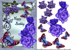 Scroll Butterflie Floral