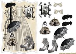 Black and White Vintage Fashion