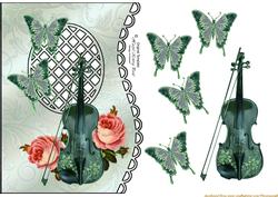 Scalloped S Edged Lattices Card