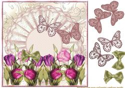 Tulips and Butterflies