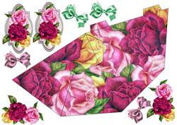 Pyramidecard Vintage Roses
