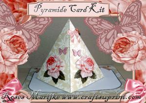 Pyramide Card Kit Vintage Roses