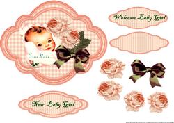 Sweet Vintage Baby Girl