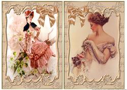 Toppers Vintage Elegant Lady's