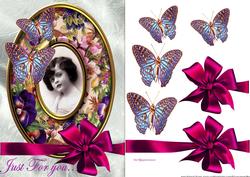 Vintage Girl with Bow