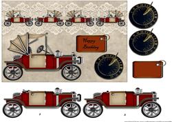 Steampunk Vintage Car Nostalgia