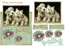 Vintage Pets Over the Edge