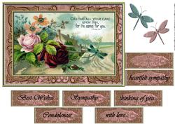 Vintage Religious Card with Verse