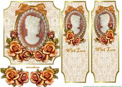 Vintage Cameo & Bookmarks