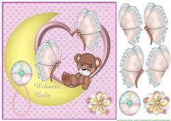 Welcoms Baby Girl Pink