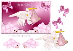 Scallop Baby Girl Pink