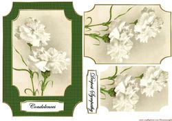 Vintage Condolences Floral Card