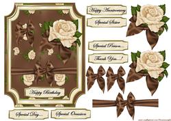 Classic Brown Yvory Roses