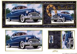 Male Card Vintage Good Luck