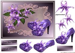 Purple Dancing Shoes