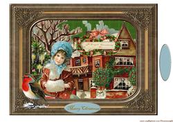 Vintage Christmas Collage