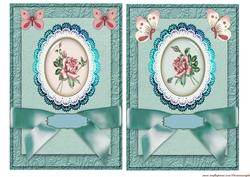Quick Cards Roses and Butterflies