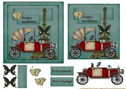 Steampunk Vintage Car Nostalgia