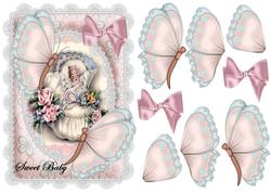 Vintage Sweet Baby Butterflies