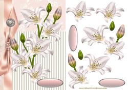 Lillies in Satin