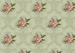 A4 Roses Heritage Background