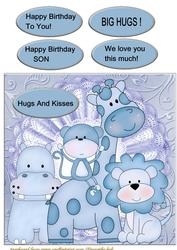 Jungle Animals Boy Birthday