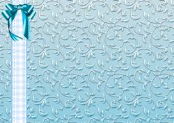 A4 Bleu Swirls