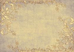 A4 Vintage Brown Bleu Background