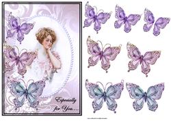 Butterflie Dreams Vintage Lady
