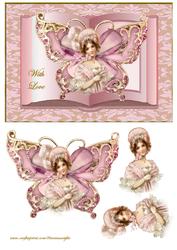 Vintage Book in Pink